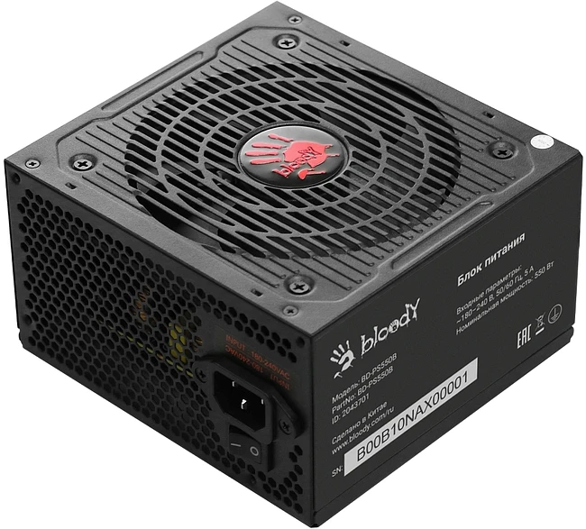 Блок питания Bloody ATX 550W (BD-PS550B)