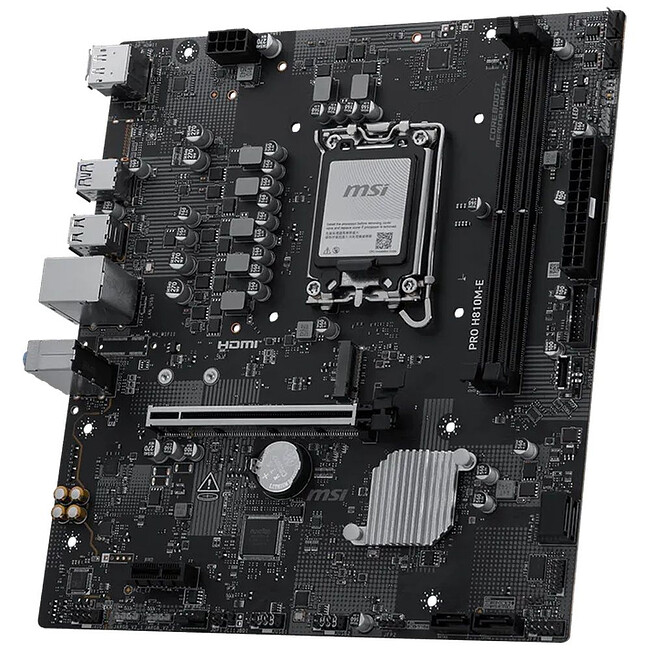 Материнская плата MSI Pro H810M-E