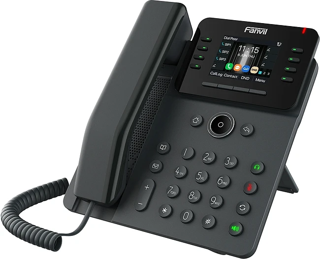 IP-телефон Fanvil V62W черный