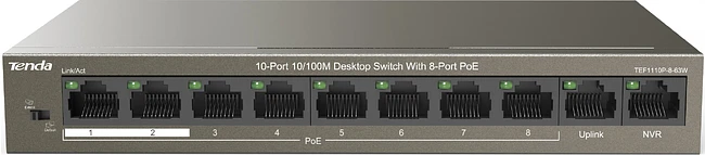 Коммутатор IP-COM F1110P-8-63W