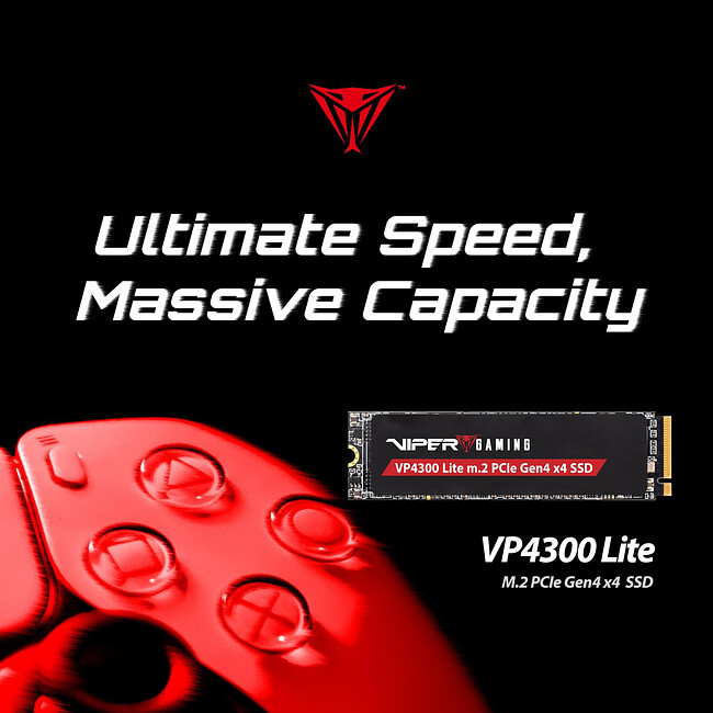 SSD диск Patriot Viper VP4300 Lite 1TB (VP4300L1TBM28H)