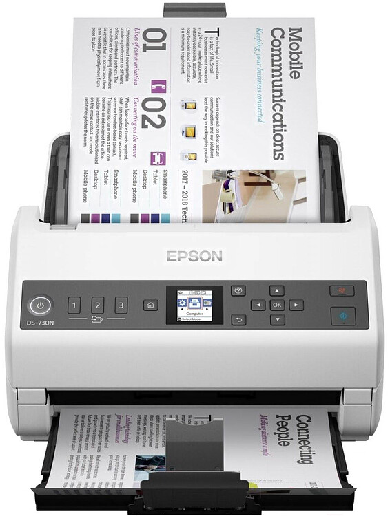 Сканер Epson WorkForce DS-730N (B11B259401)