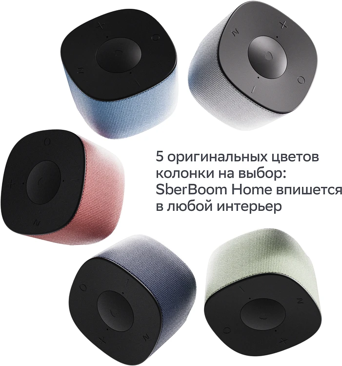 Умная колонка Sber Boom Home серый (SBDV-00171G)