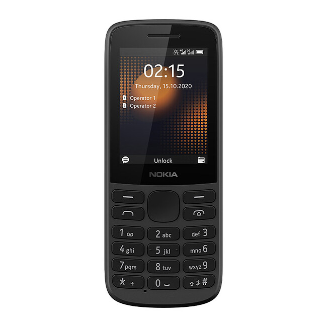 Мобильный телефон Nokia 215 4G DS черный (TA-1613)