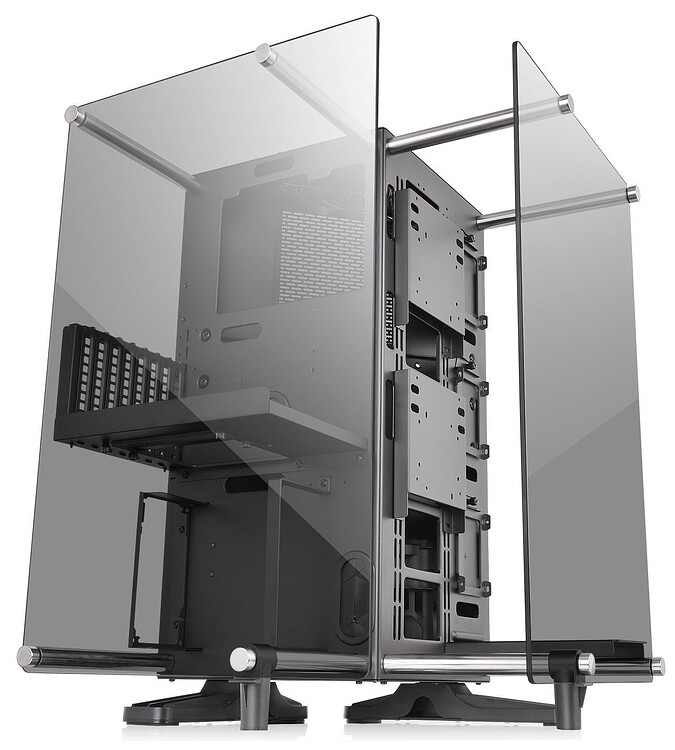 Корпус Thermaltake Core P90 TG ATX без БП черный (CA-1J8-00M1WN-00)