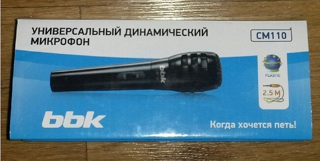 Микрофон BBK CM110 черный