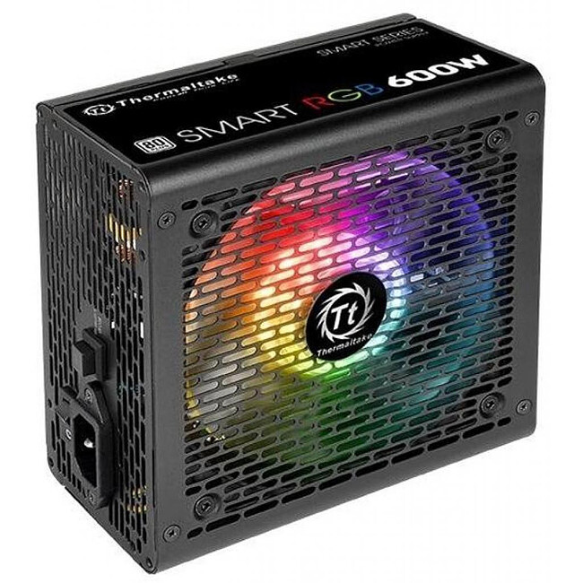 Блок питания Thermaltake ATX Smart RGB 600 80+ 600W (PS-SPR-0600NHSAWE-1)
