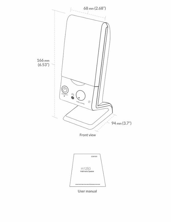 Акустика Edifier M1250 черный