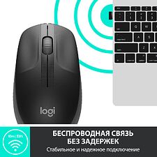 Мышь Logitech M190 черный/серый (910-005906)