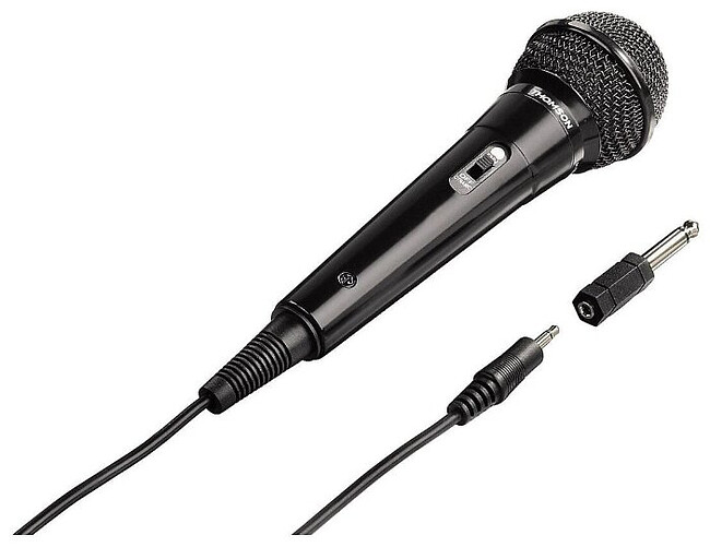 Микрофон Thomson M135 3м черный (00131592)