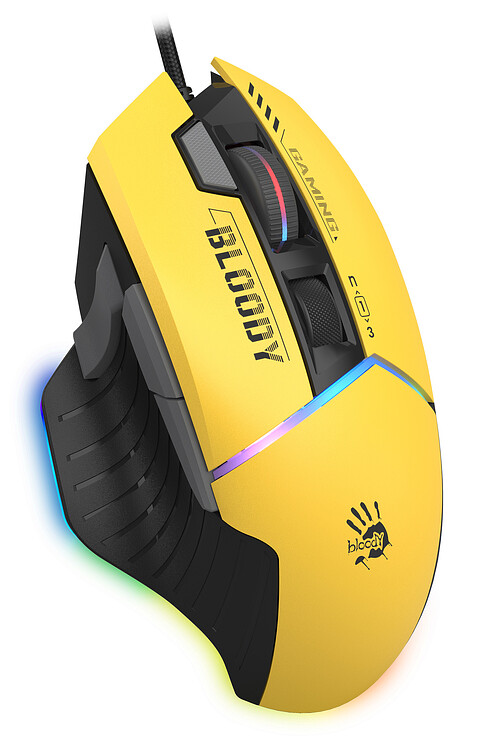 Мышь A4Tech Bloody W95 Max Sports Yellow