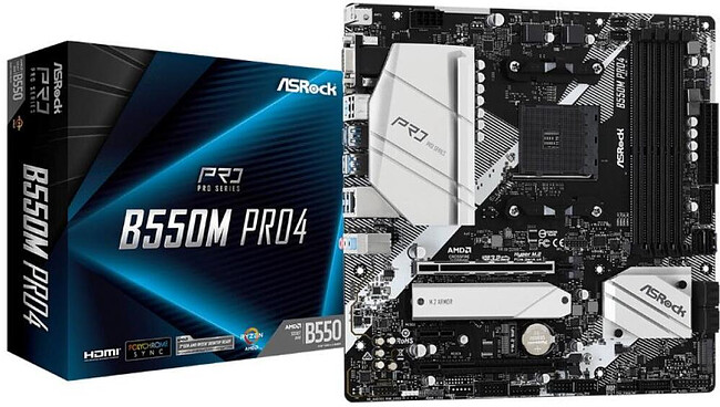 Материнская плата ASRock B550M Pro4 DDR4