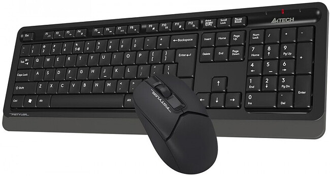 Набор периферии A4Tech Fstyler FG1012 черный/серый