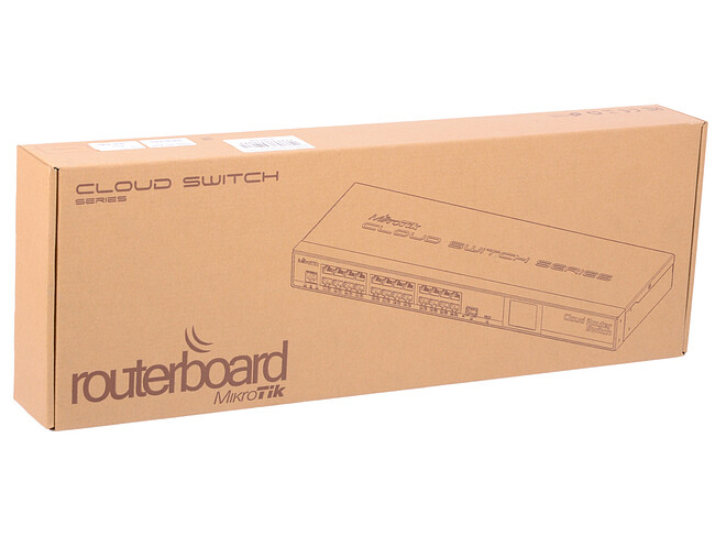Коммутатор Mikrotik CSS326-24G-2S+RM