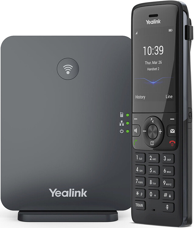 IP-DECT телефон Yealink W78P черный