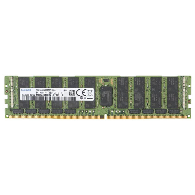 Оперативная память Samsung DDR4 64GB LRDIMM 3200 1.2V (M386A8K40DM2-CWE)