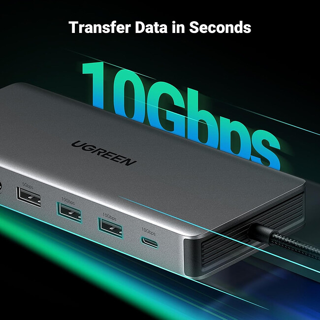 Док-станция Ugreen CM681 Space Gray (15978)