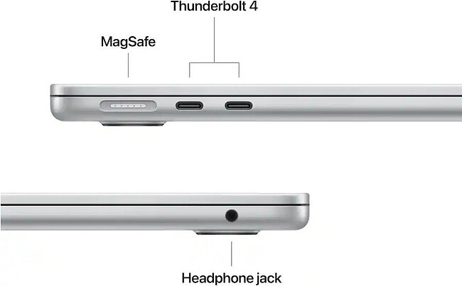 Ноутбук Apple MacBook Air 13" (A3449) M5 Silver (MDH94LL/A)
