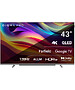 Телевизор Digma Pro QLED 43L черный/серебристый