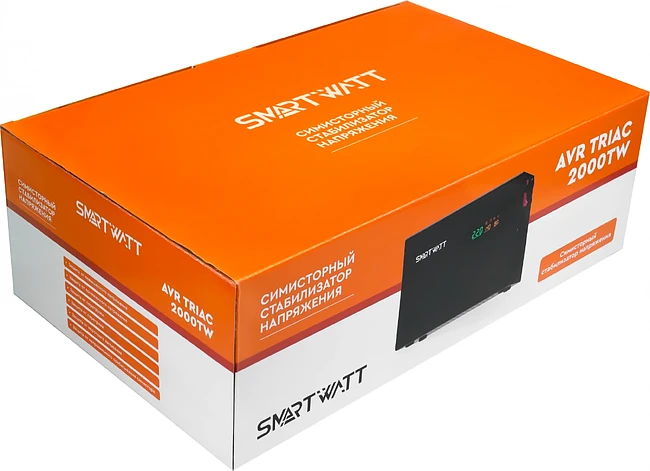 Стабилизатор напряжения Smartwatt AVR Triac 2000TW черный (4512020380003)