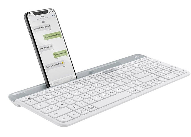 Клавиатура Logitech K580 белый/серебристый (920-009209)