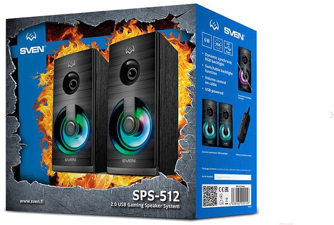 Акустика Sven SPS-512 Black (SV-020156)
