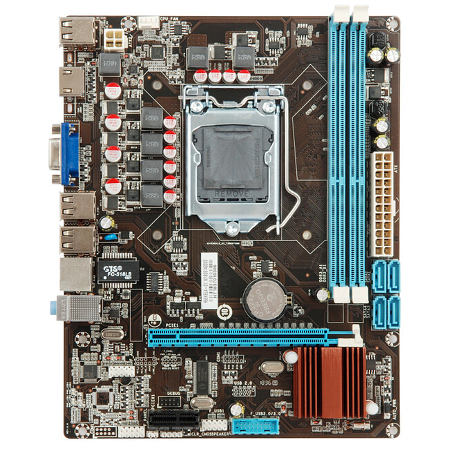Материнская плата Esonic H55KEL with i5 650