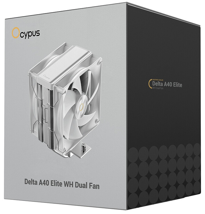 Кулер для процессора Ocypus Delta A40 Elite WH Dual Fan (Delta-A40-WH2NNWN00X-GL)