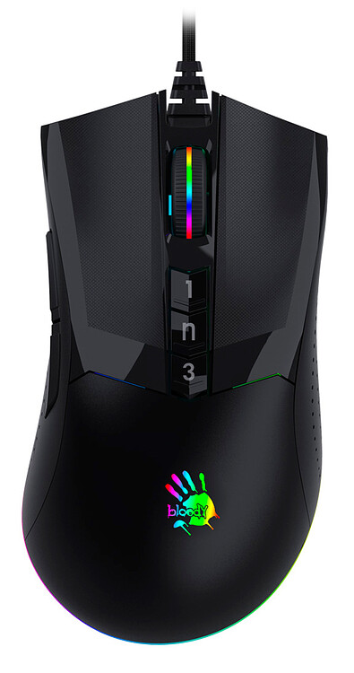 Мышь A4Tech Bloody W90 Max черный