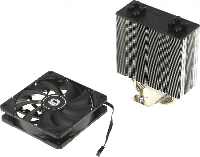 Кулер для процессора ID-Cooling SE-224-XTS серебристый/черный Bulk
