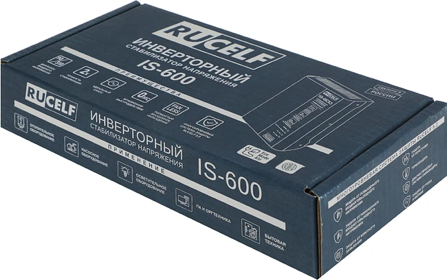 Стабилизатор напряжения Rucelf IS-600 белый