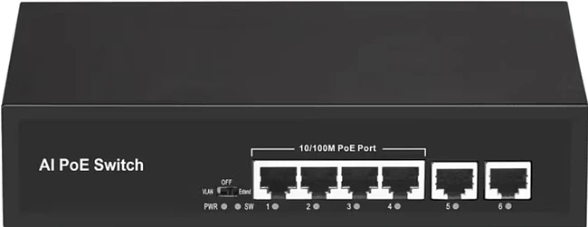 Коммутатор Falcon Eye FE-4FPF2 Коммутатор Falcon Eye FE-4FPF2