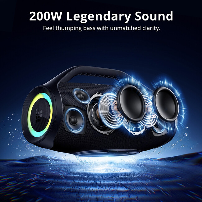 Колонка для вечеринок Tronsmart Bang 2 Max черный