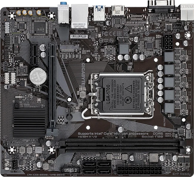 Материнская плата GigaByte H610M H V2 rev. 1.0