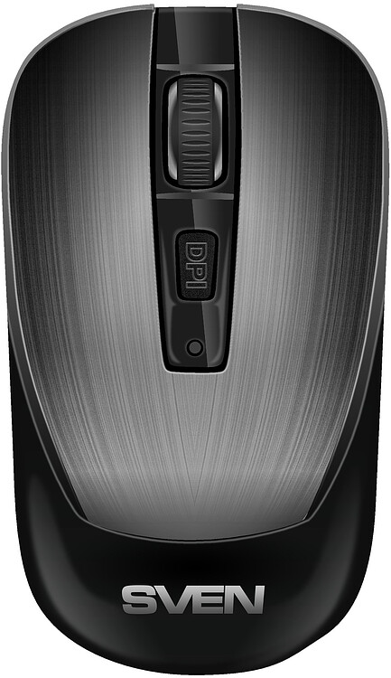 Мышь Sven RX-380W серый металлик (SV-020606)