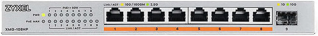 Коммутатор Zyxel XMG-108HP-EU0101F