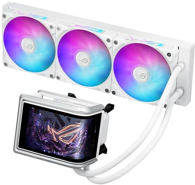 Cистема жидкостного охлаждения для процессора Asus ROG RYUO IV 360 ARGB White (90RC01N2-B0EAY0)