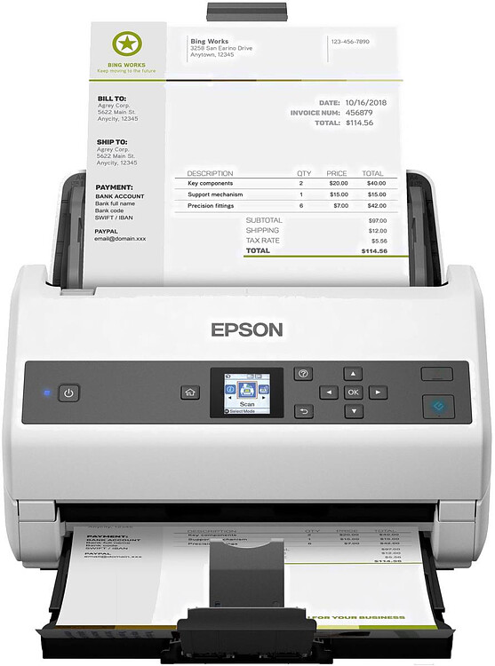 Сканер Epson WorkForce DS-870 (B11B250401)