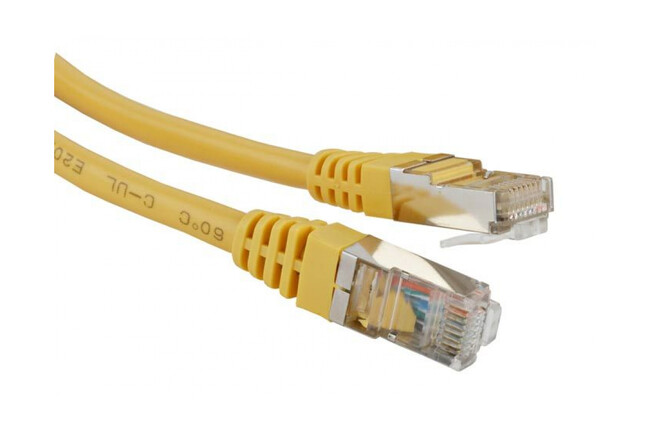 Патч-корд Lanmaster LAN-PC45/S5E-3.0-YL желтый