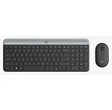 Набор периферии Logitech MK470 графитовый/светло-серый (920-009180)