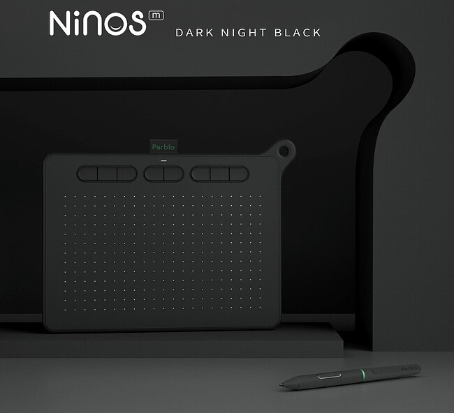 Графический планшет Parblo Ninos M Black