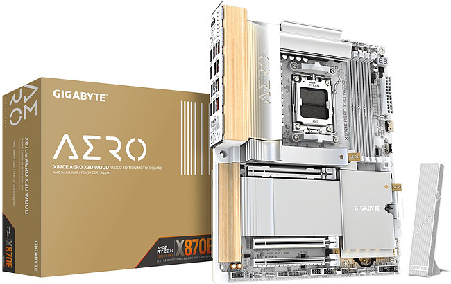 Материнская плата GigaByte X870E Aero X3D Wood rev. 1.0