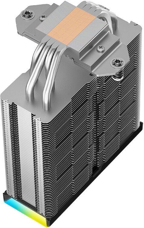 Кулер для процессора DeepCool AK400 Digital SE черный (R-AK400-BKADMN-GJD)