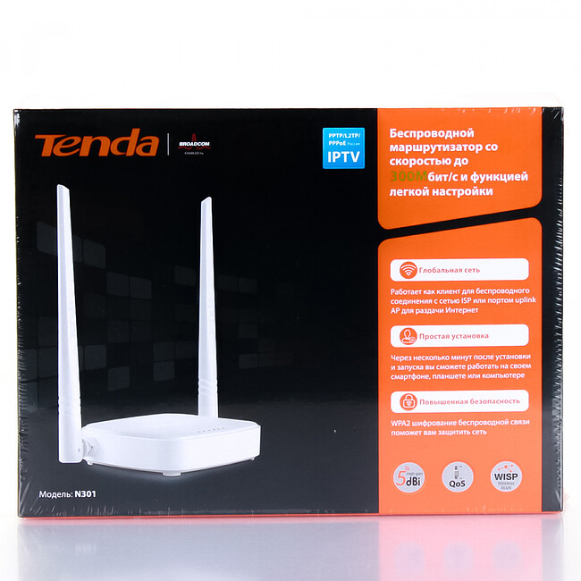 Беспроводной маршрутизатор Tenda N301