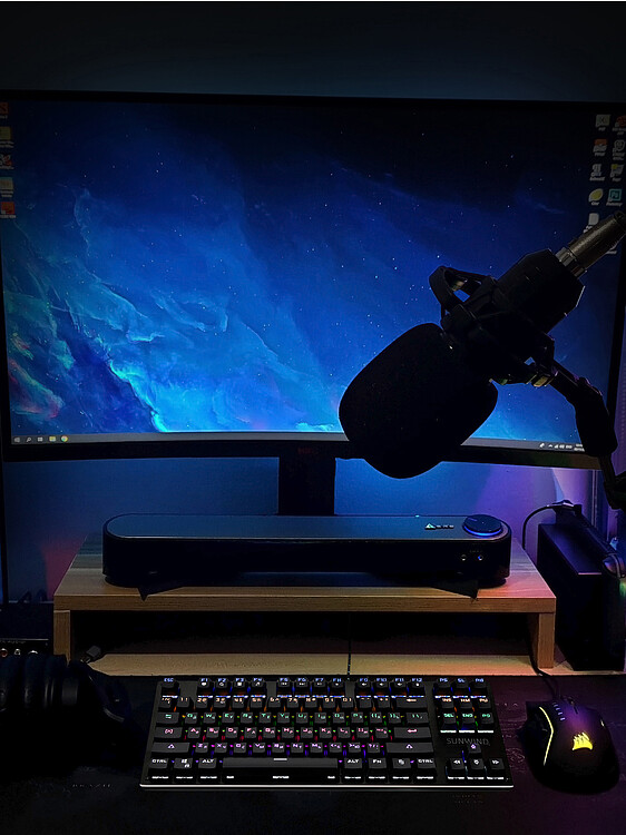 Клавиатура SunWind SW-K900G черный (1422332)