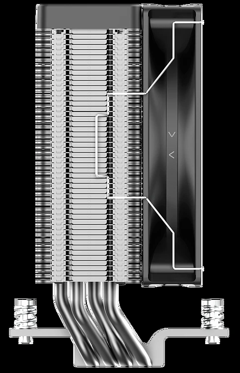 Кулер для процессора Ocypus Delta A40 Elite BK (Delta-A40-BK1NNWN00E-GL)