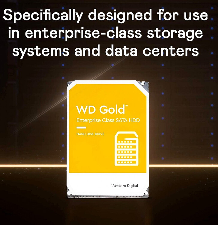 Жесткий диск WD Gold 18TB (WD181KRYZ)