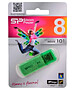 USB Flash-накопитель Silicon-Power Helios 101 8Gb Green (SP008GBUF2101V1N)