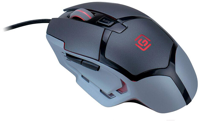 Мышь Oklick 915G Hellwish V2 черный/серый (1003993)