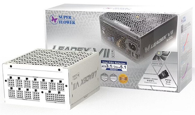 Блок питания Super Flower Leadex VII Platinum PRO ATX 3.1 1200W White (SF-1200F14XP)